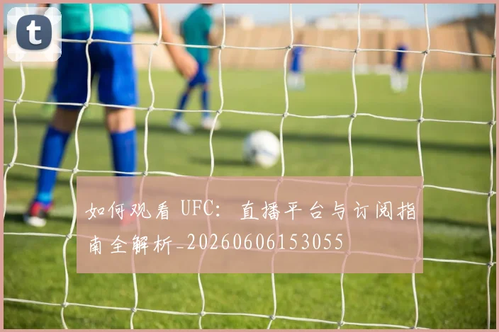 如何观看 UFC:直播平台与订阅指南全解析_20260606153055